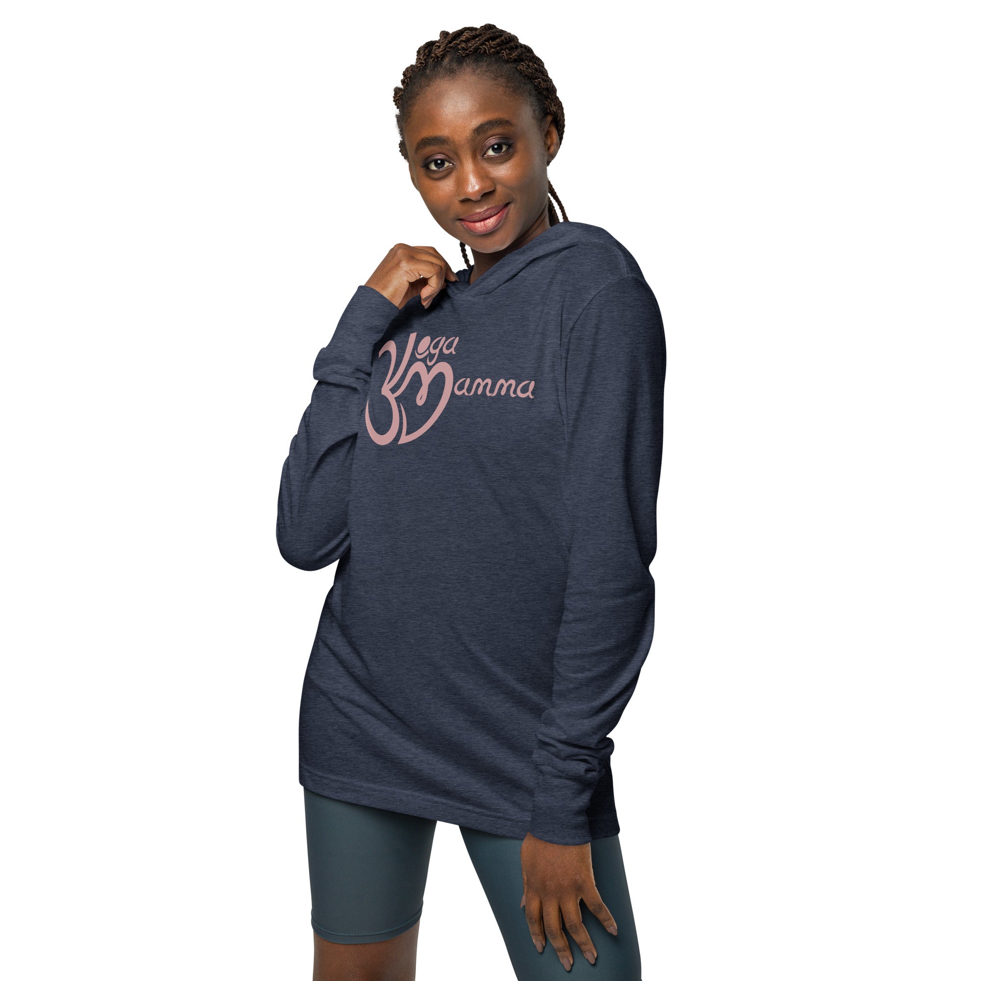 Hooded long-sleeve tee