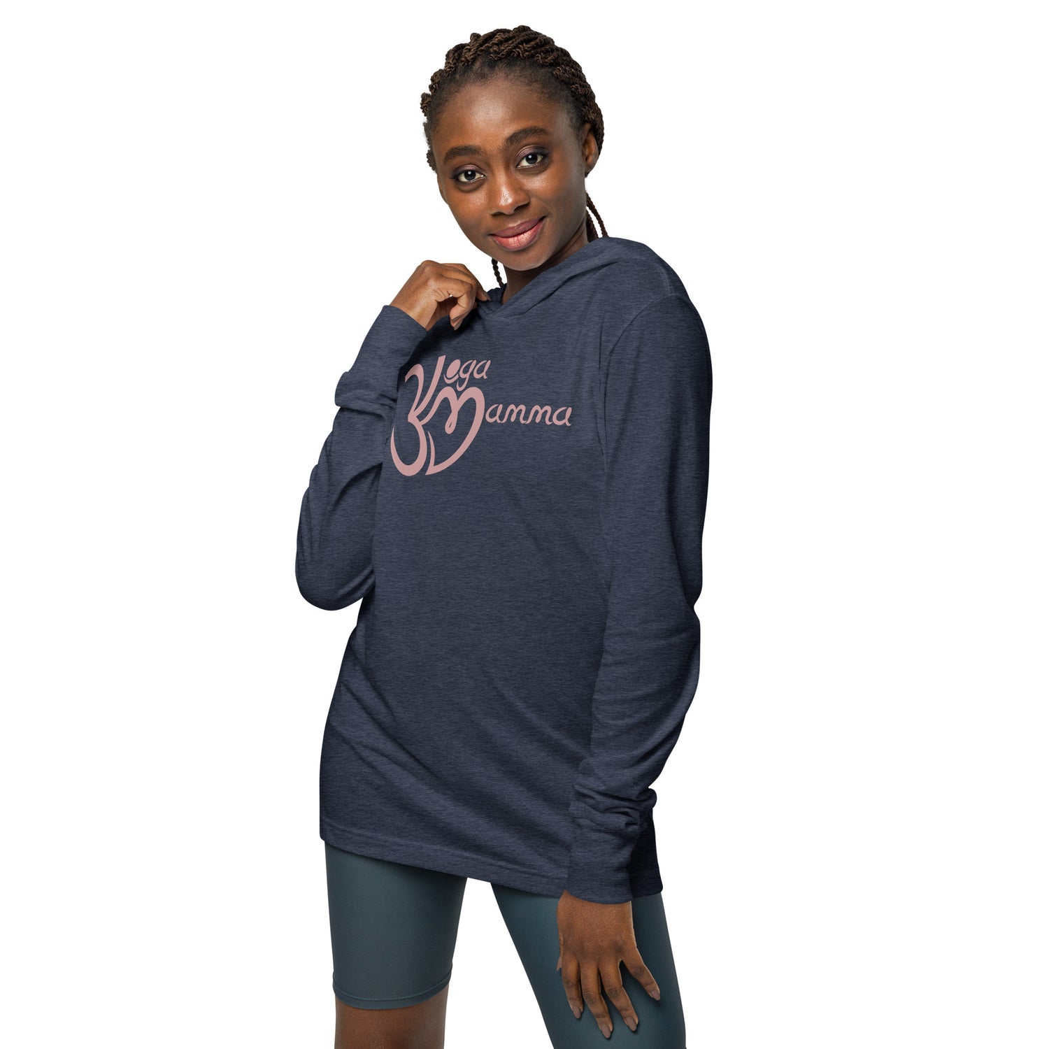 Hooded long-sleeve tee