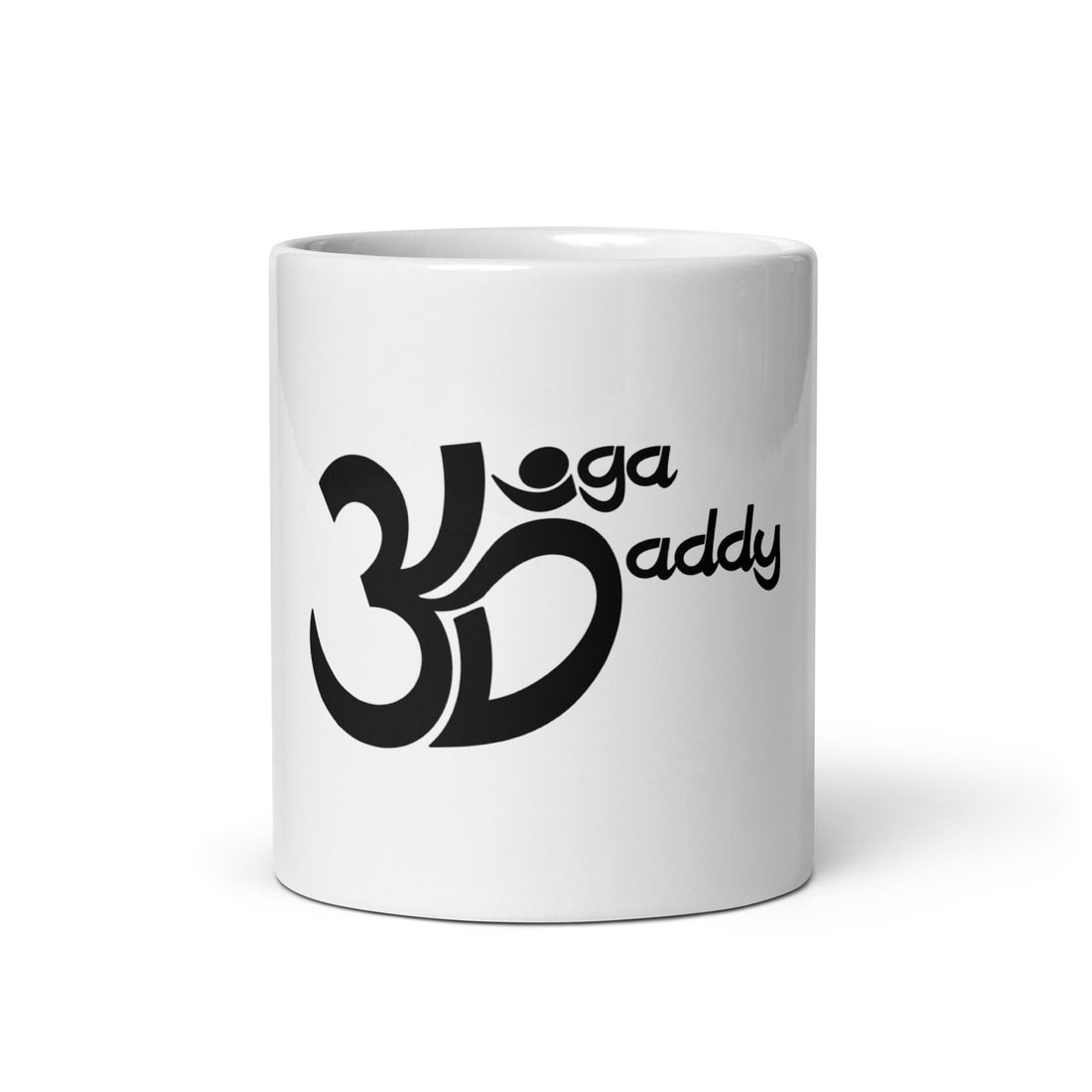 White glossy mug