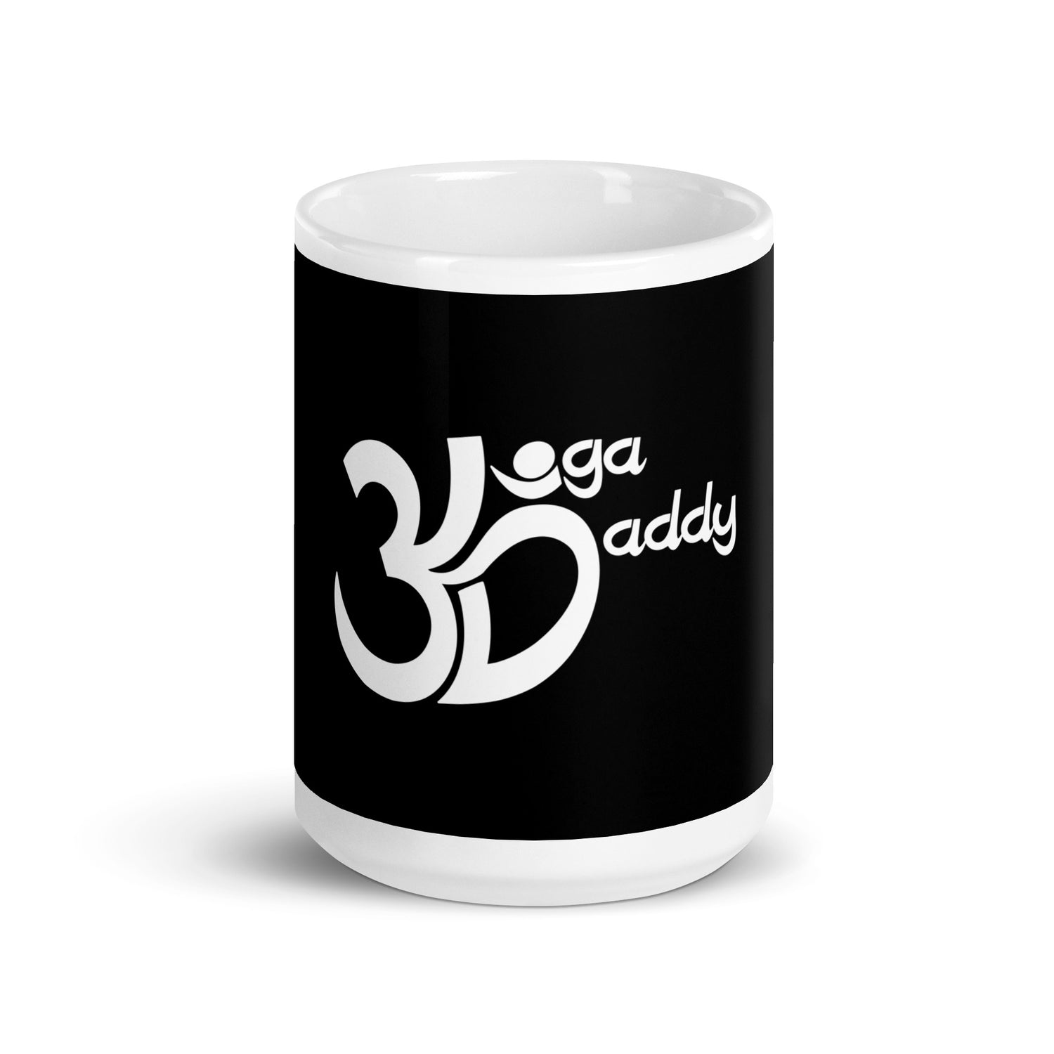 White glossy mug